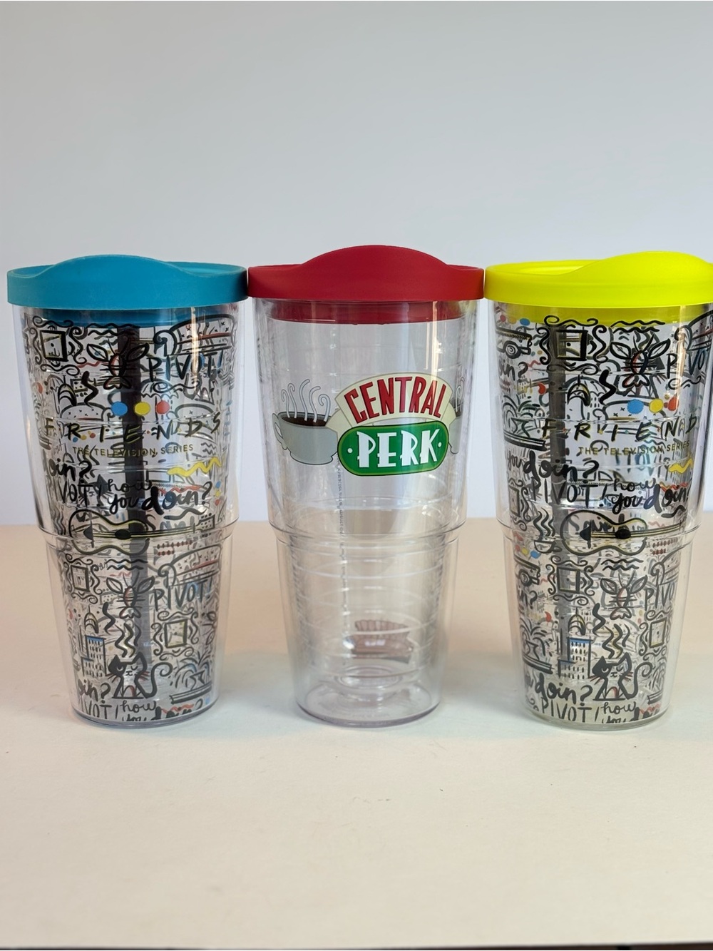 Friends TV Show Themed Tervis Insulated 24 oz Travel Tumbler Cups